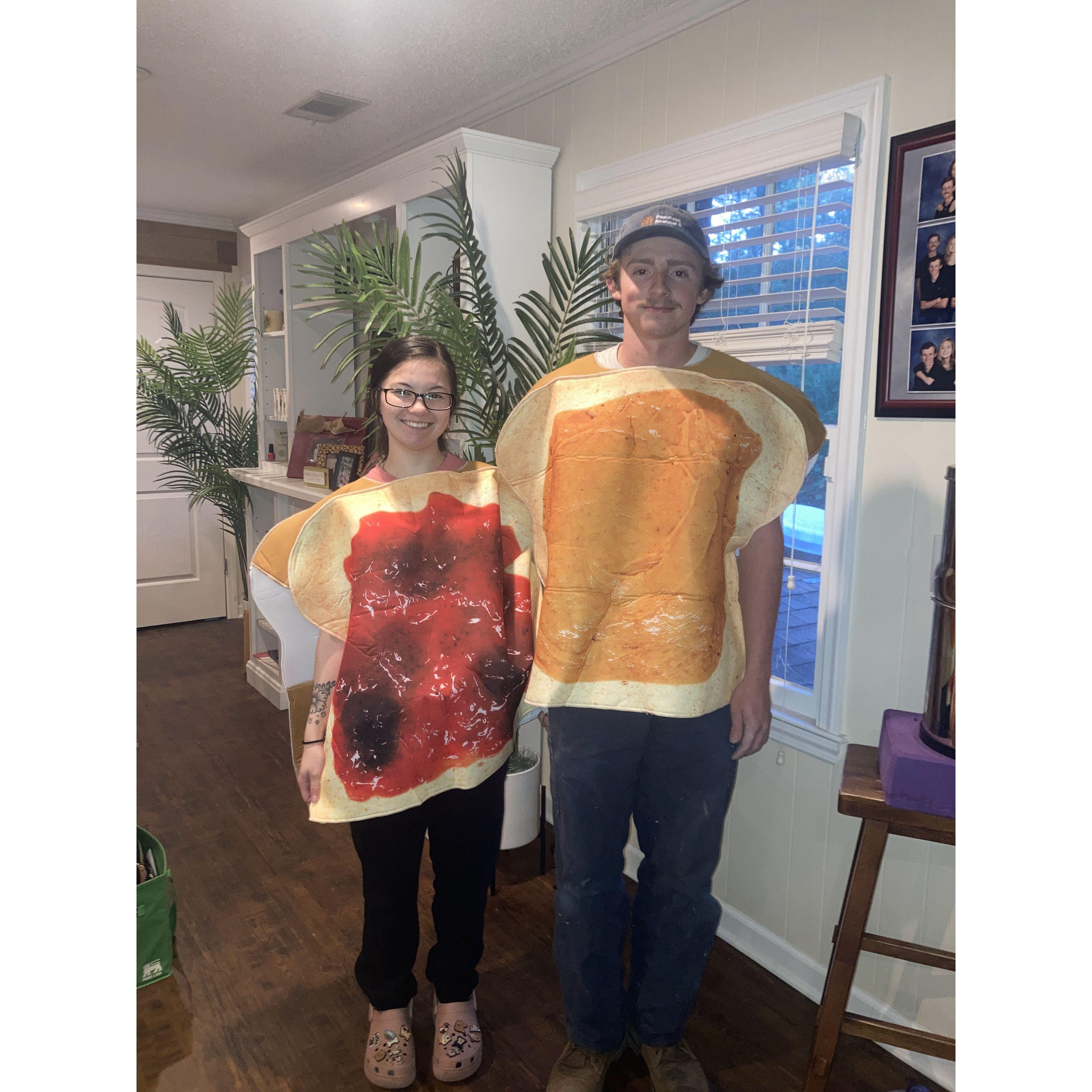 Our matching halloween costumes!