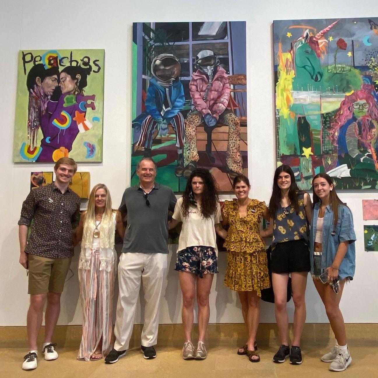 my grad school finale art show