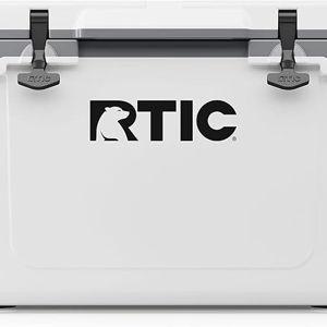RTIC Ultra-Light 52 Quart Hard Cooler Insulated Portable Ice Chest Box for Beach, Drink, Beverage, Camping, Picnic, Fishing, Boat, Barbecue, 30% Lighter Than Rotomolded Coolers