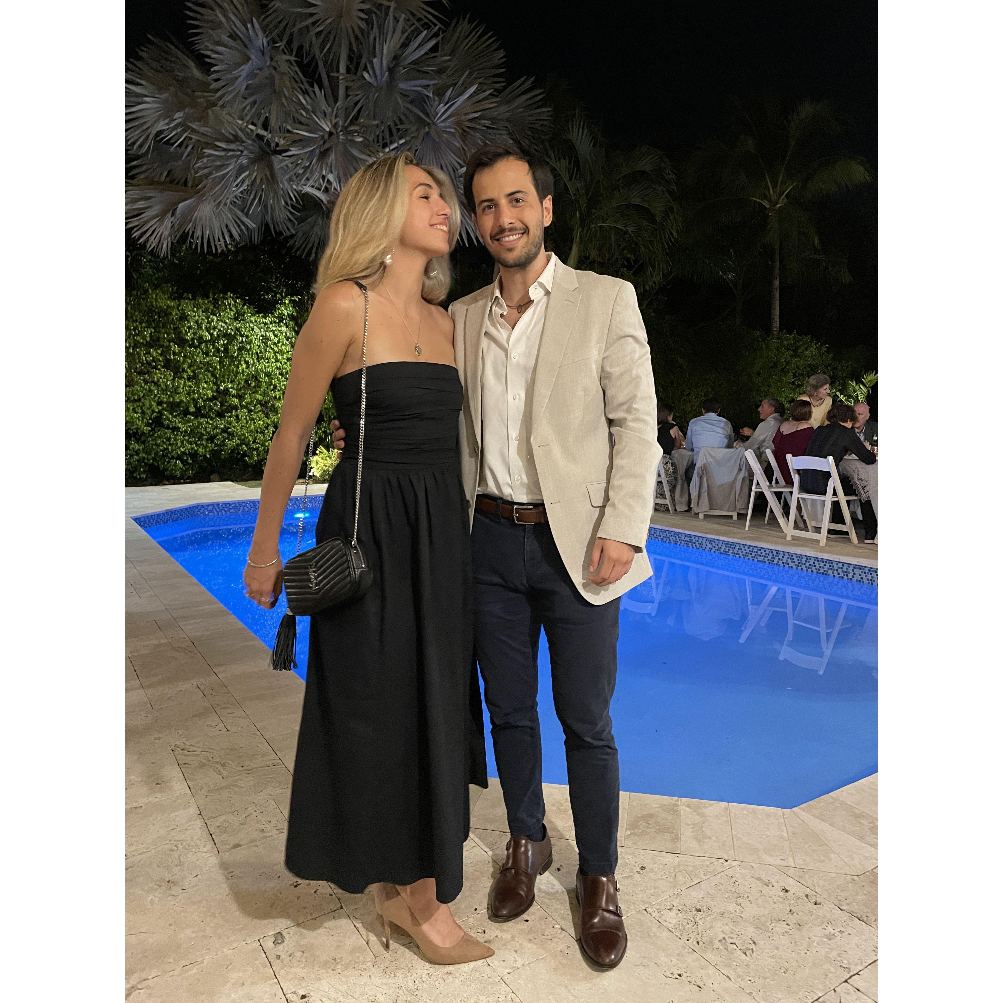 Celebrating our friend's wedding!