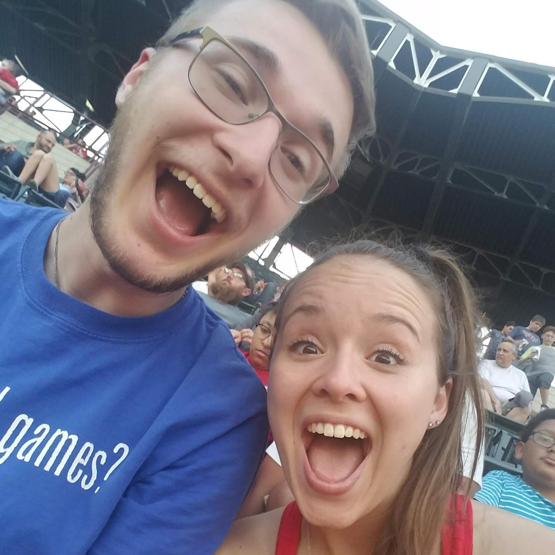 Ash's first Dallas Rangers game!