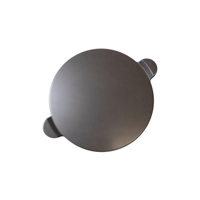 Old Stone Pizza Kitchen Glazed Pizza Stone With Handles, 15-Inch, Grey