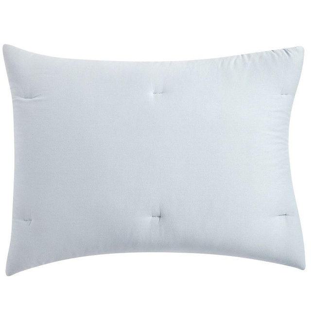 Dream Brushed Cotton Comforter Sham, Chambray, Standard
