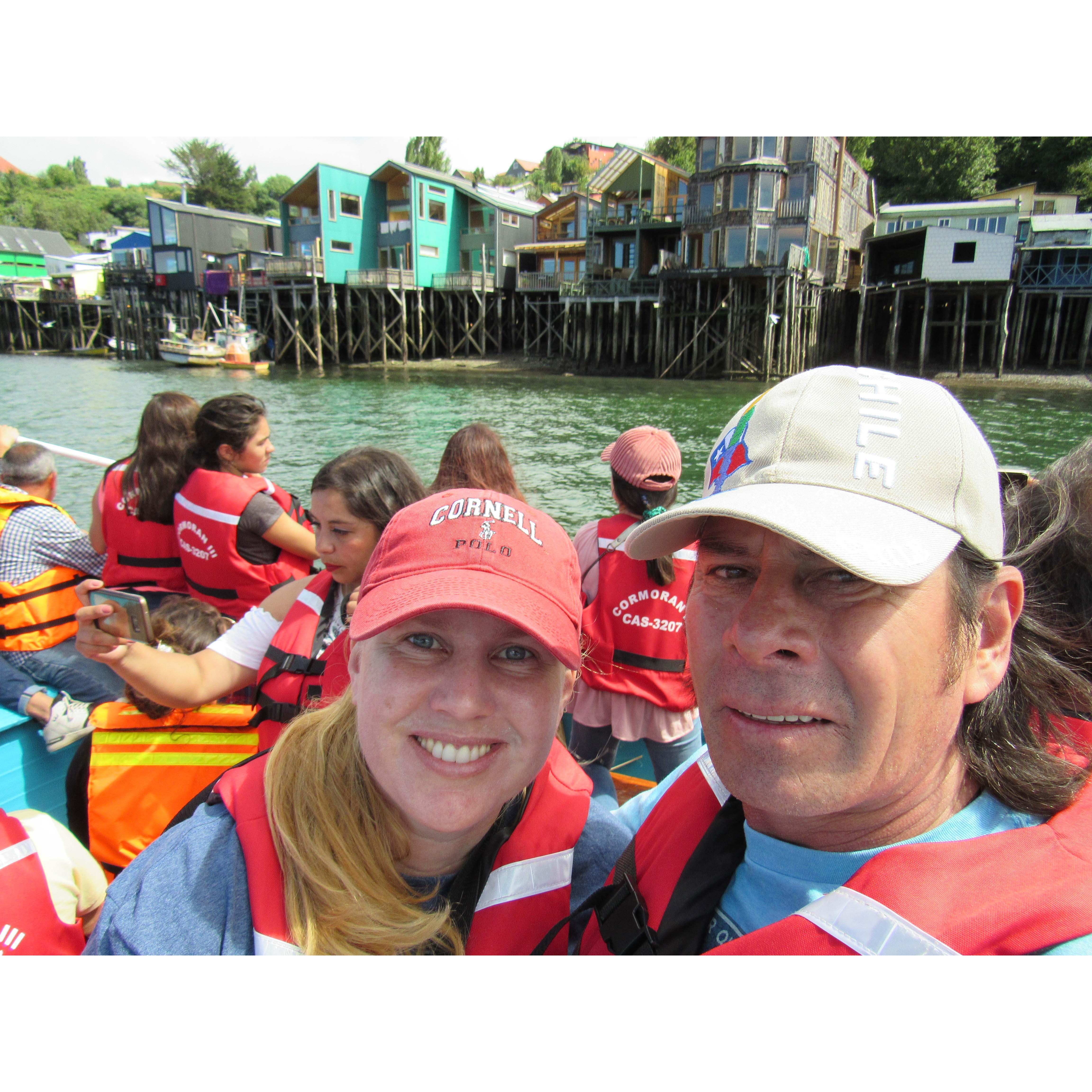Palafitos on Chiloe Island in Chile 2019
