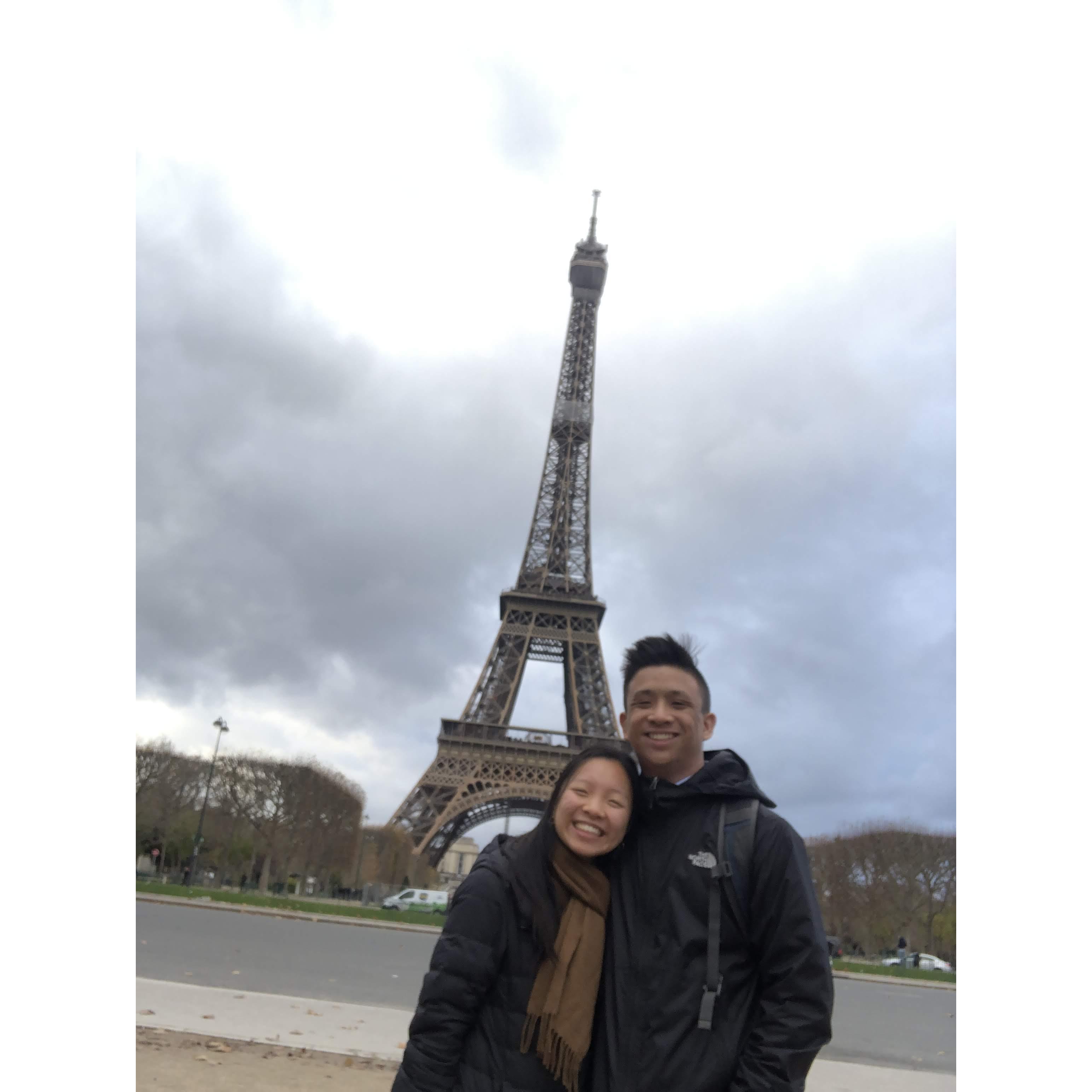 lorcan and sirina at paris for the first time!