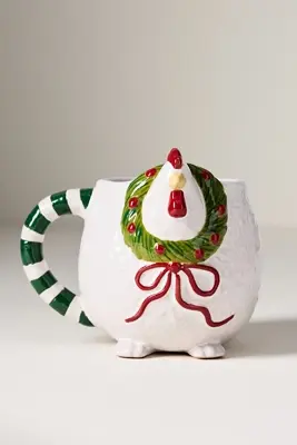 Festive Animal Stoneware Mug