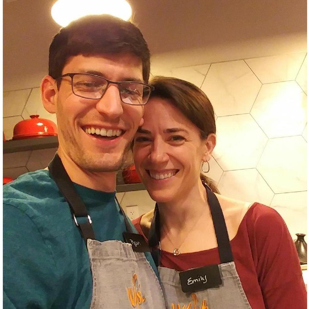 Cooking class! Our last date before the pandemic.