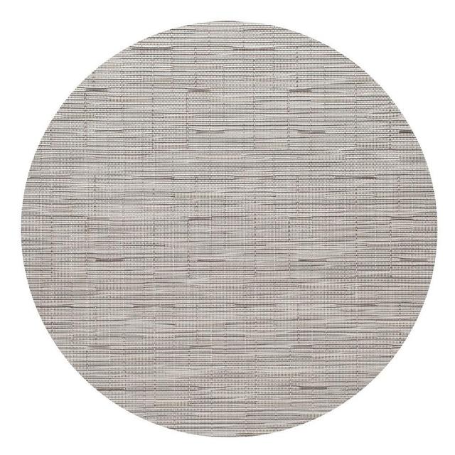 Chilewich Bamboo Round Placemat, Chalk