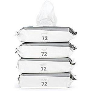 Parasol Air Pearl Biodegradable Baby Wipes - 4 packs of 72 count - 288 Total Baby and Toddler Disposable Wipes