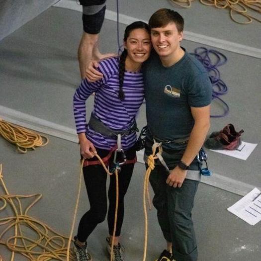 Feb 2022 - Climbing was a huge part of Drew and Jessie's relationship in college.