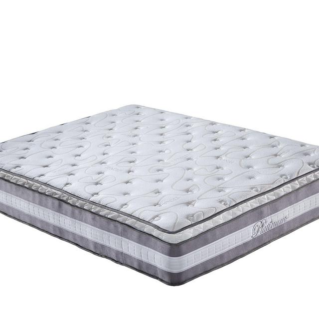 High Density 13-inch Hybrid Memory Foam and Innerspring Mattress with Plush Pillow Top (Queen)