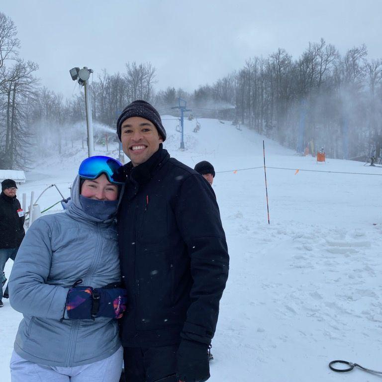 Shredding the slopes is more fun with a partner in crime!
