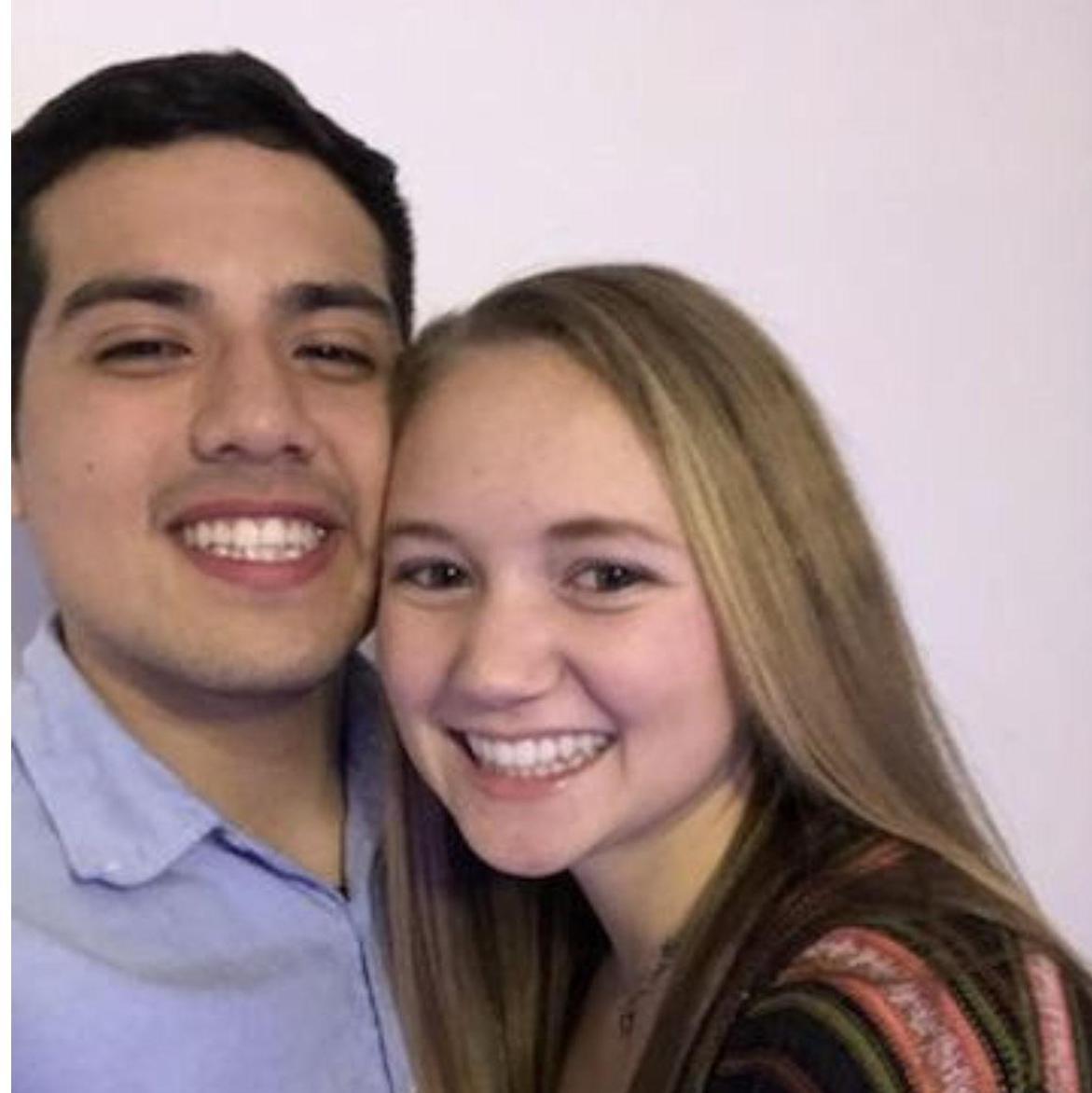 Our first photo together.