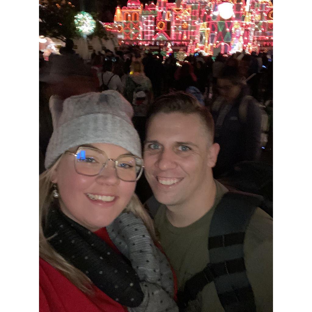 Disneyland during the winter season