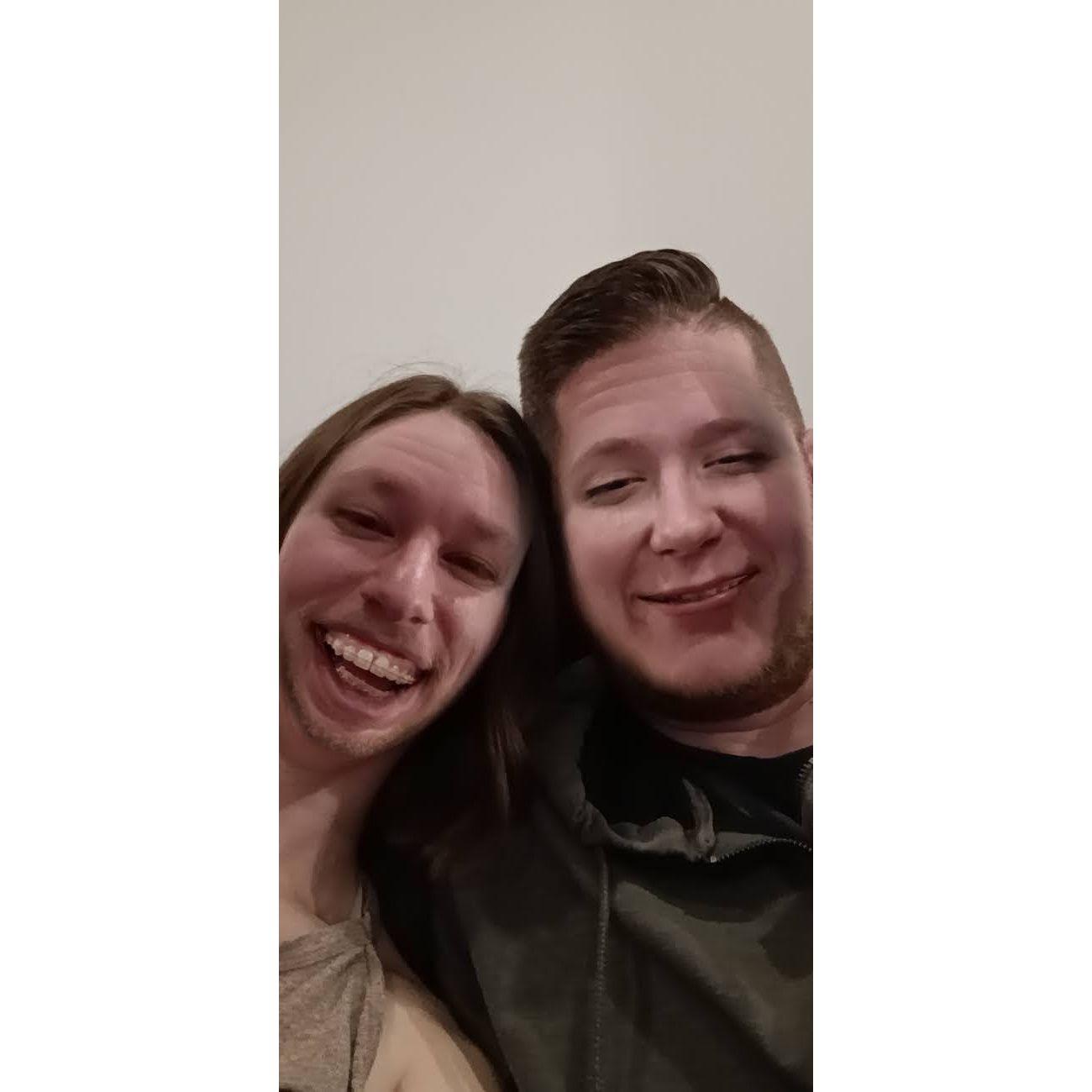 Face swap feature on Snapchat.