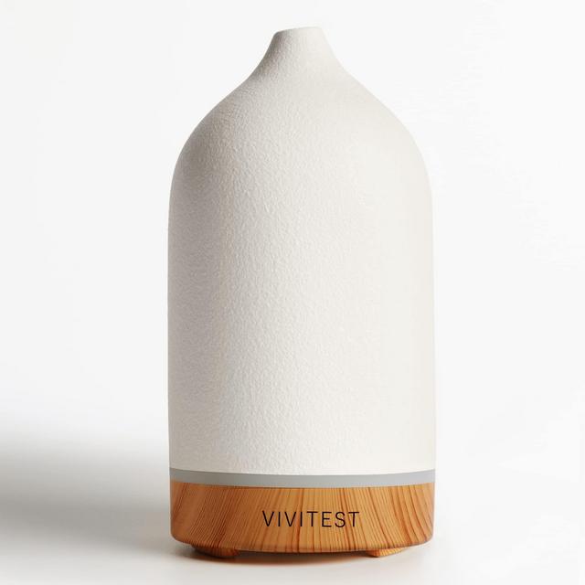 VIVITEST Ceramic Diffuse,Stone Essential Oil Diffuser, Ultrasonic Aromatherapy Diffusers (100ML)