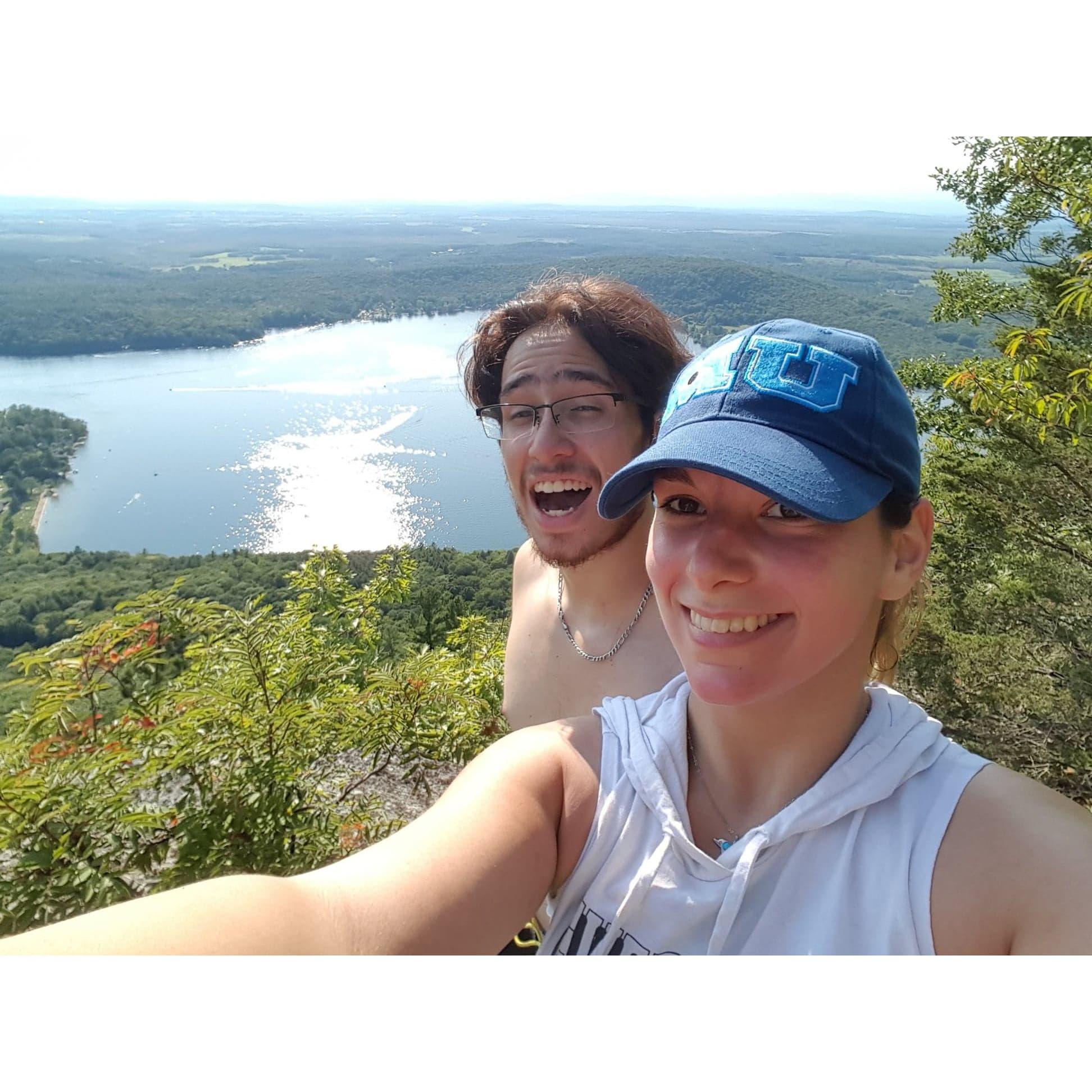 Our first hike in VT together.