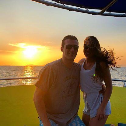 Catching the sunset in Thailand