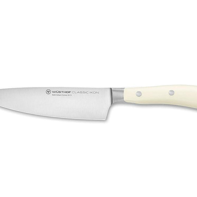 Wüsthof Kochmesser 16 cm Klinge, Classic Ikon Crème (1040430116), geschmiedet, Edelstahl, rostfrei, Küchenmesser sehr scharfe Klinge, weißer Griff