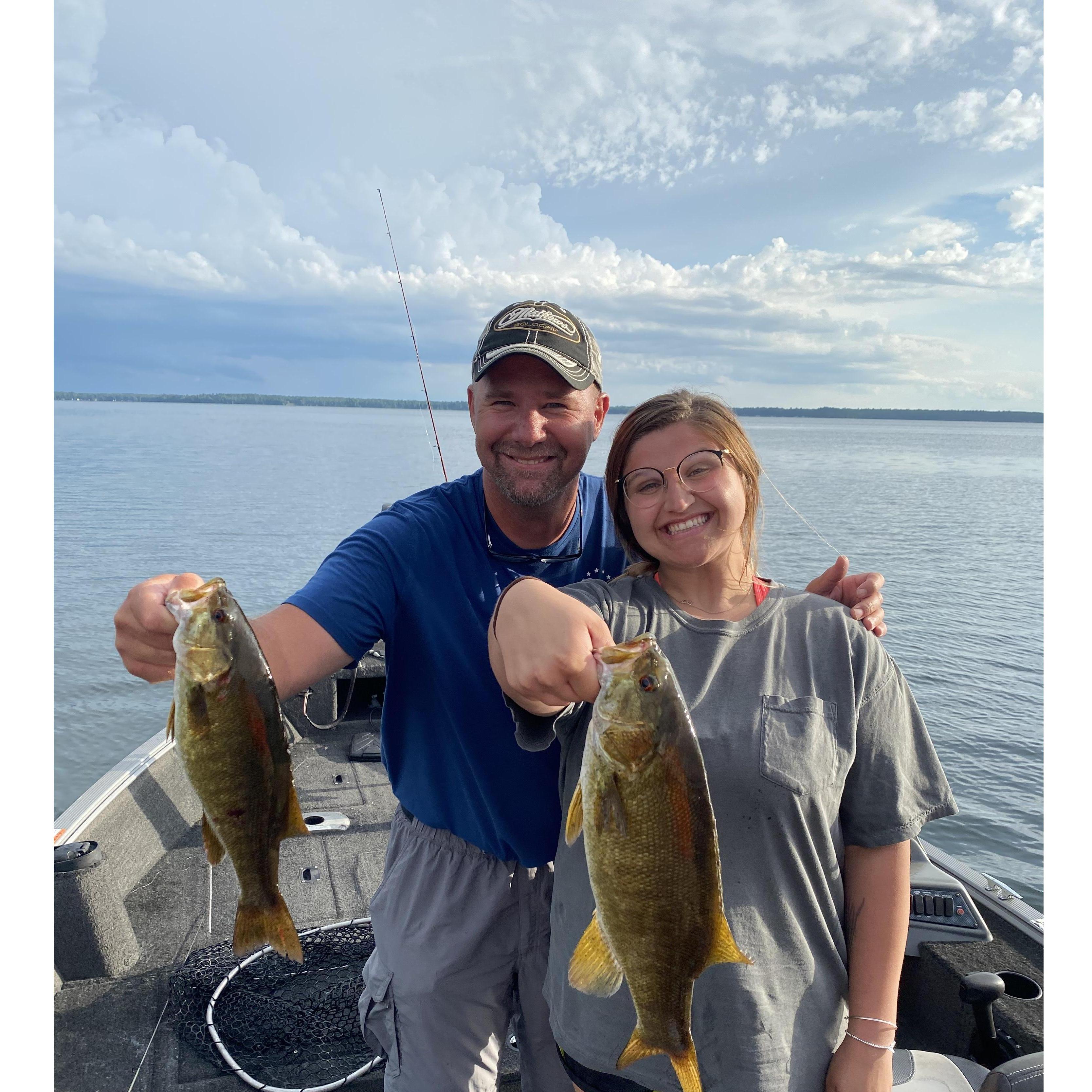 Being a better fisherman than big Jim!