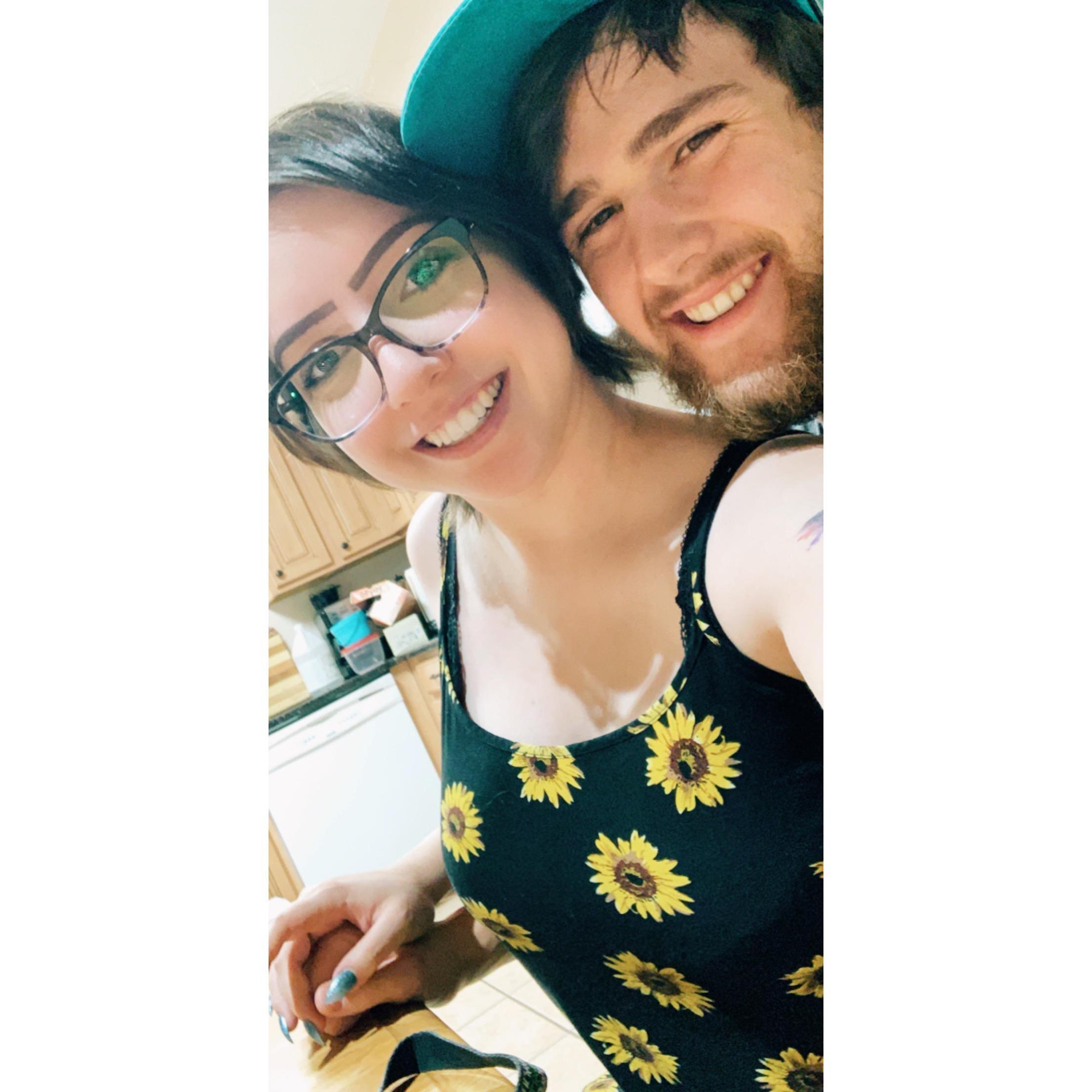Peter and Alex on the 4th of July, 2020!