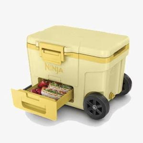 Ninja FrostVault™ 45qt Cooler with Wheels in Waterside Wind Down - Yellow