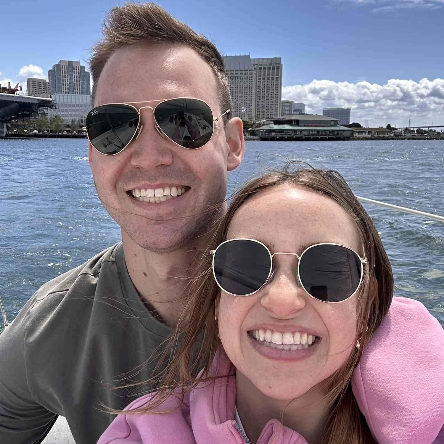 first time sailing!!