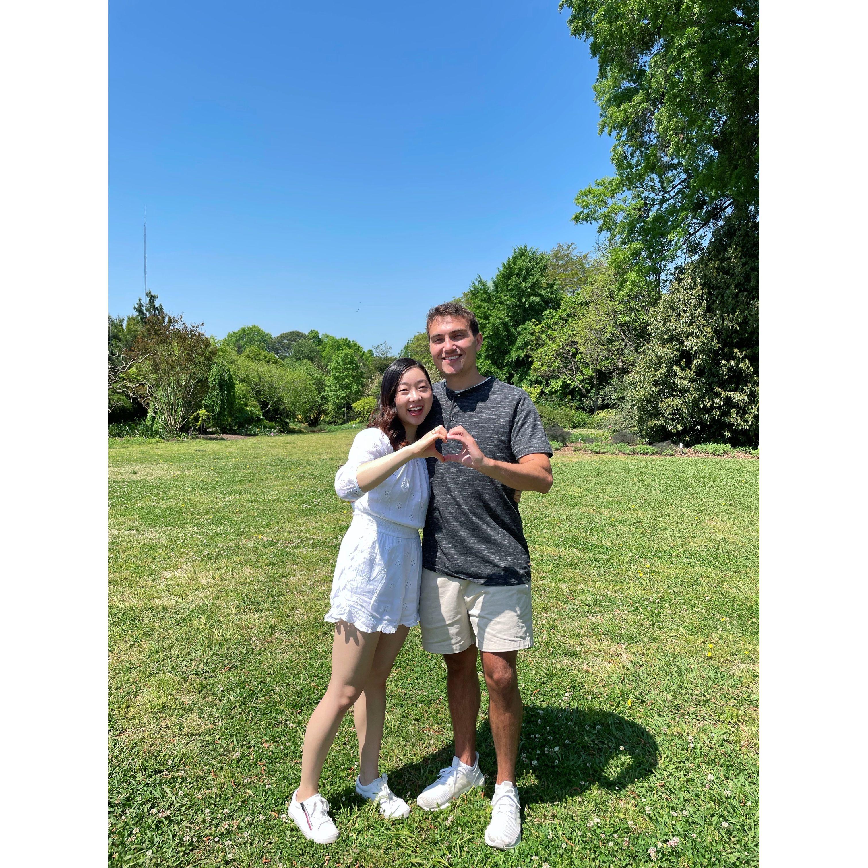 04.23.2022 - hearts and smiles at the JC Raulston Arboretum