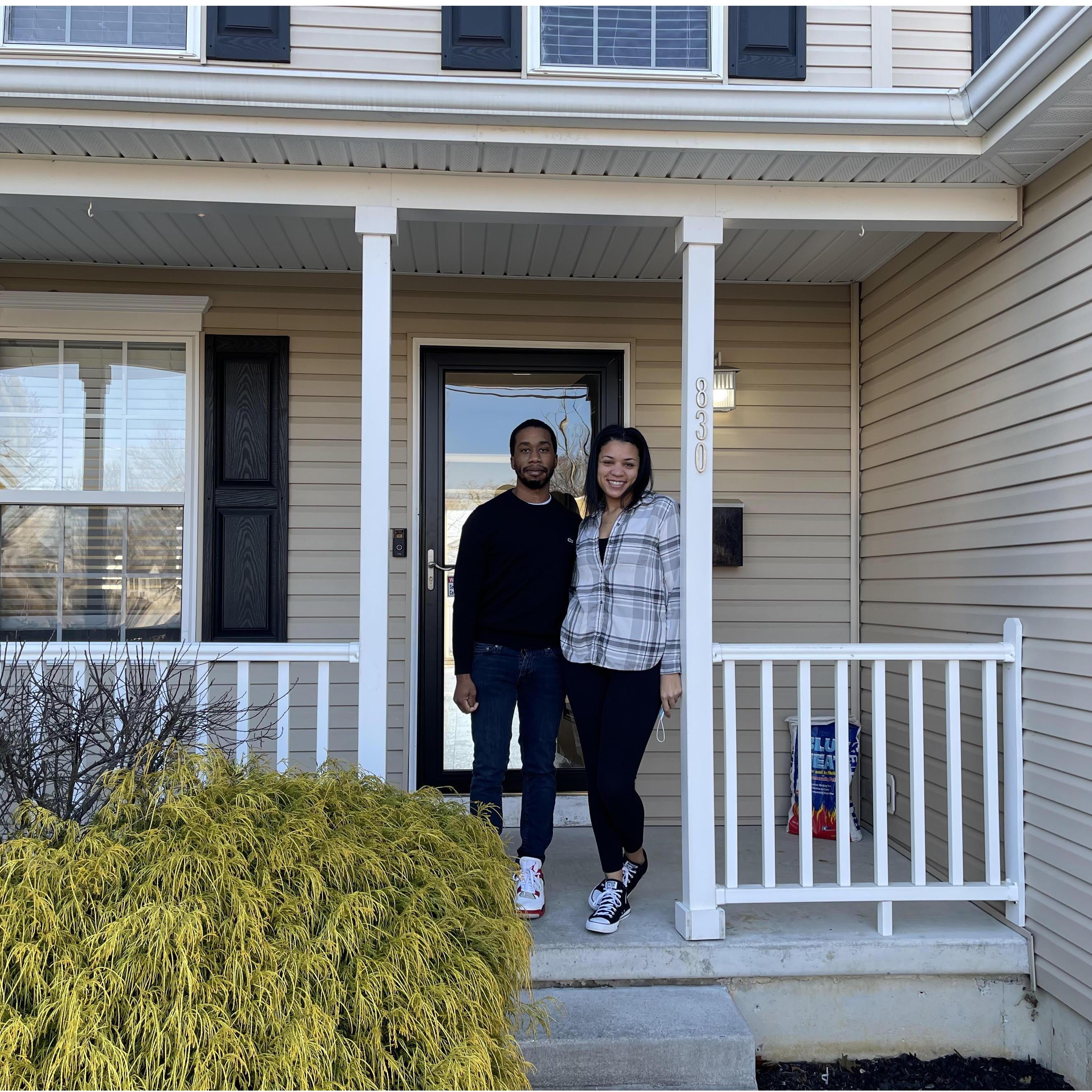 When we closed on our first house!