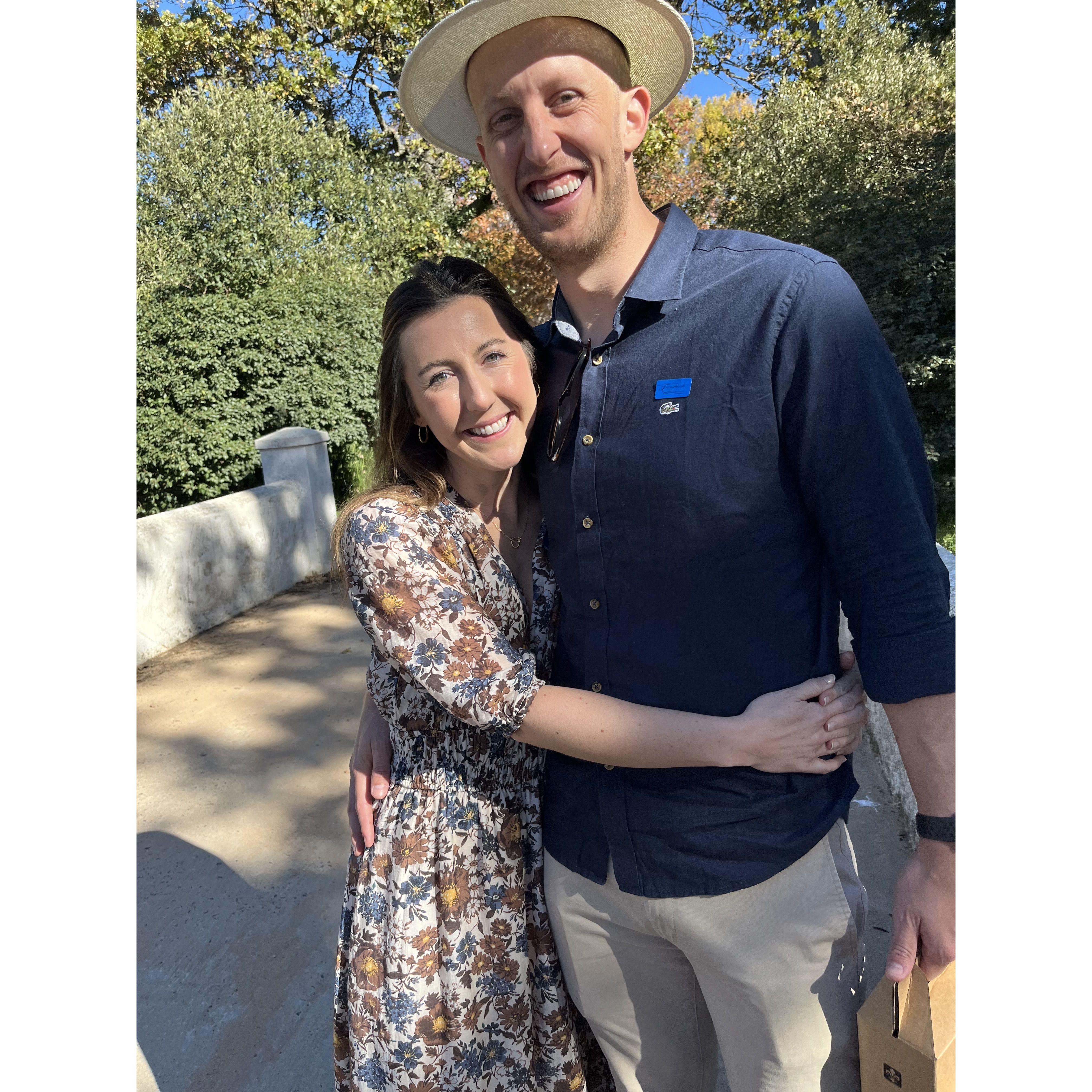 At a wine farm in Franschhoek, May 2024