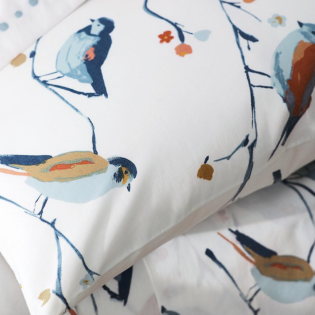 Bluebird Organic-Cotton Percale Sheet Set