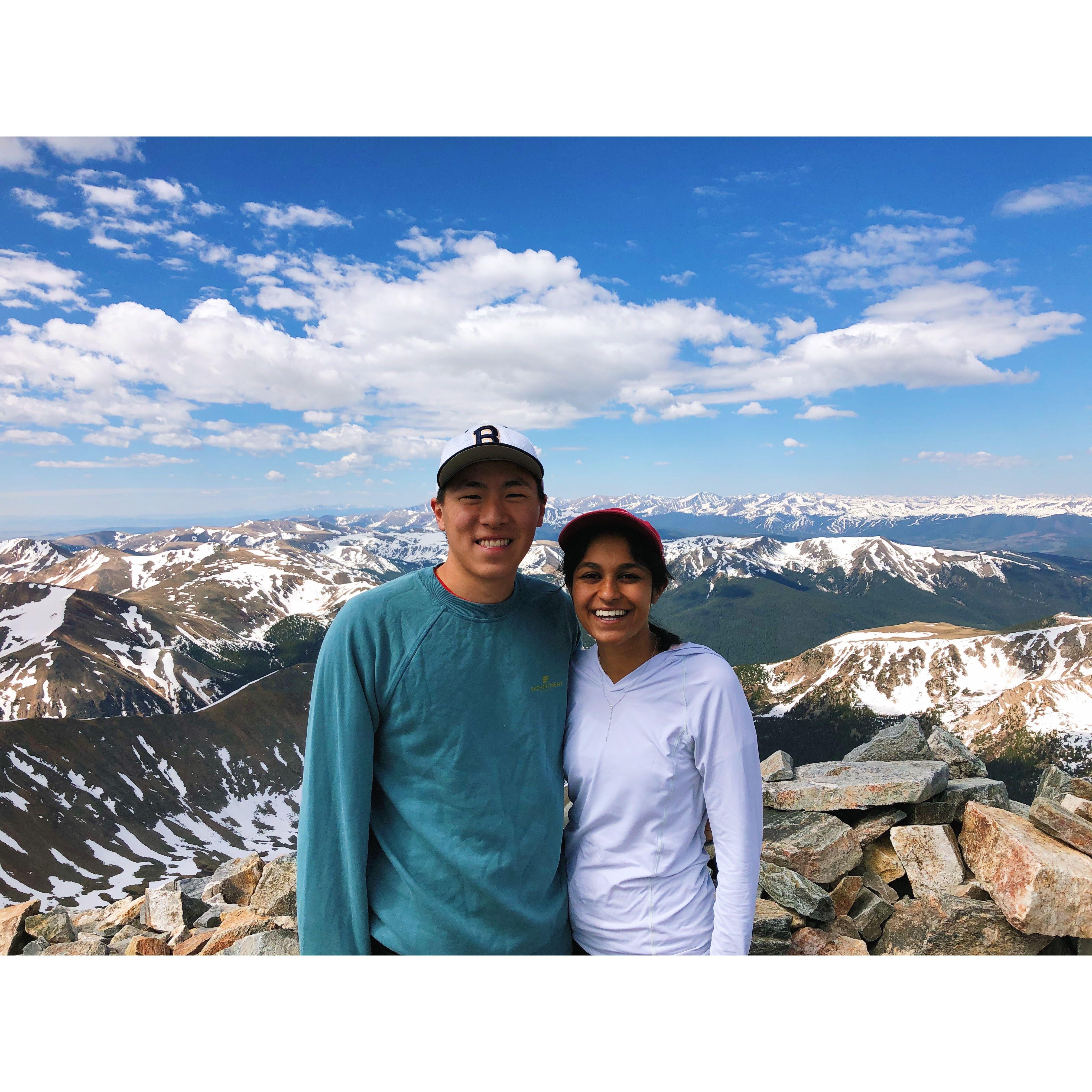 2020: First 14er, Grays Peak