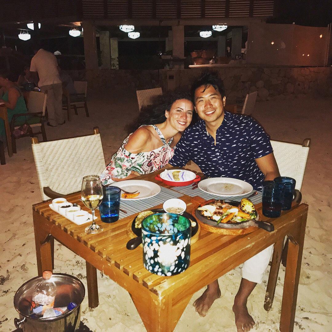Riviera Maya - 2017
Last night at the Viceroy Riviera Maya, eating a magical dinner on the beach