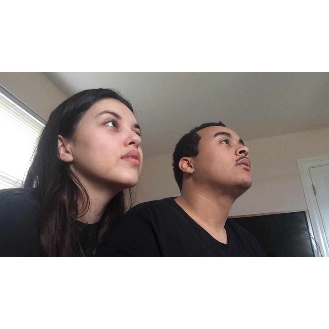 Our hipster album cover photo. This is an integral part of our proposal story.