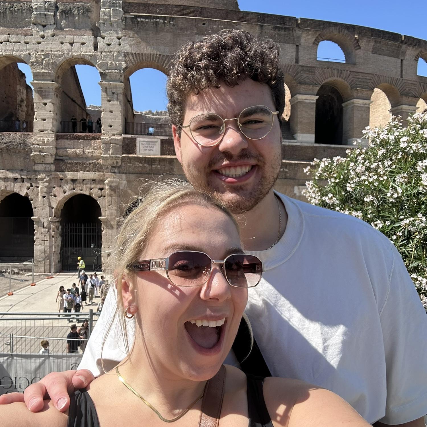 We saw the Colosseum together!