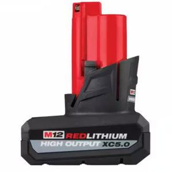 Milwaukee M12 12-Volt Lithium-Ion XC High Output 5.0 Ah Battery Pack 48-11-2450