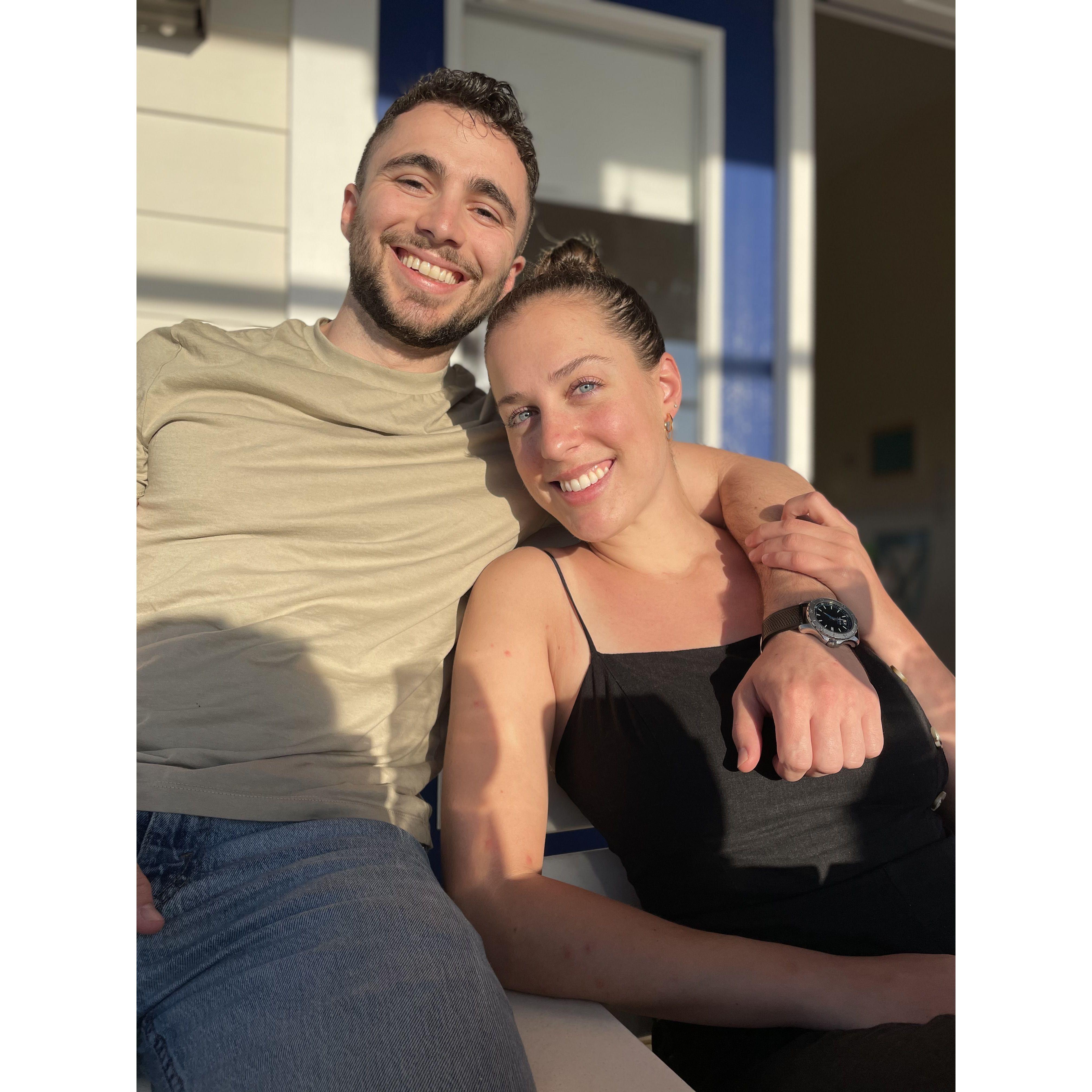 Golden hour on Bald Head Island, April 2021