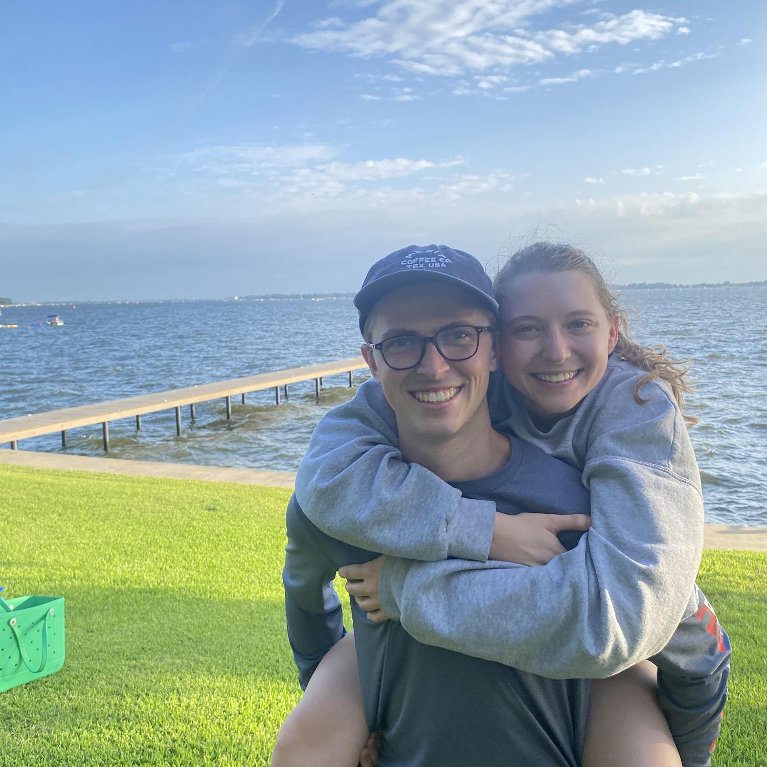 Last pic of us before getting engaged!