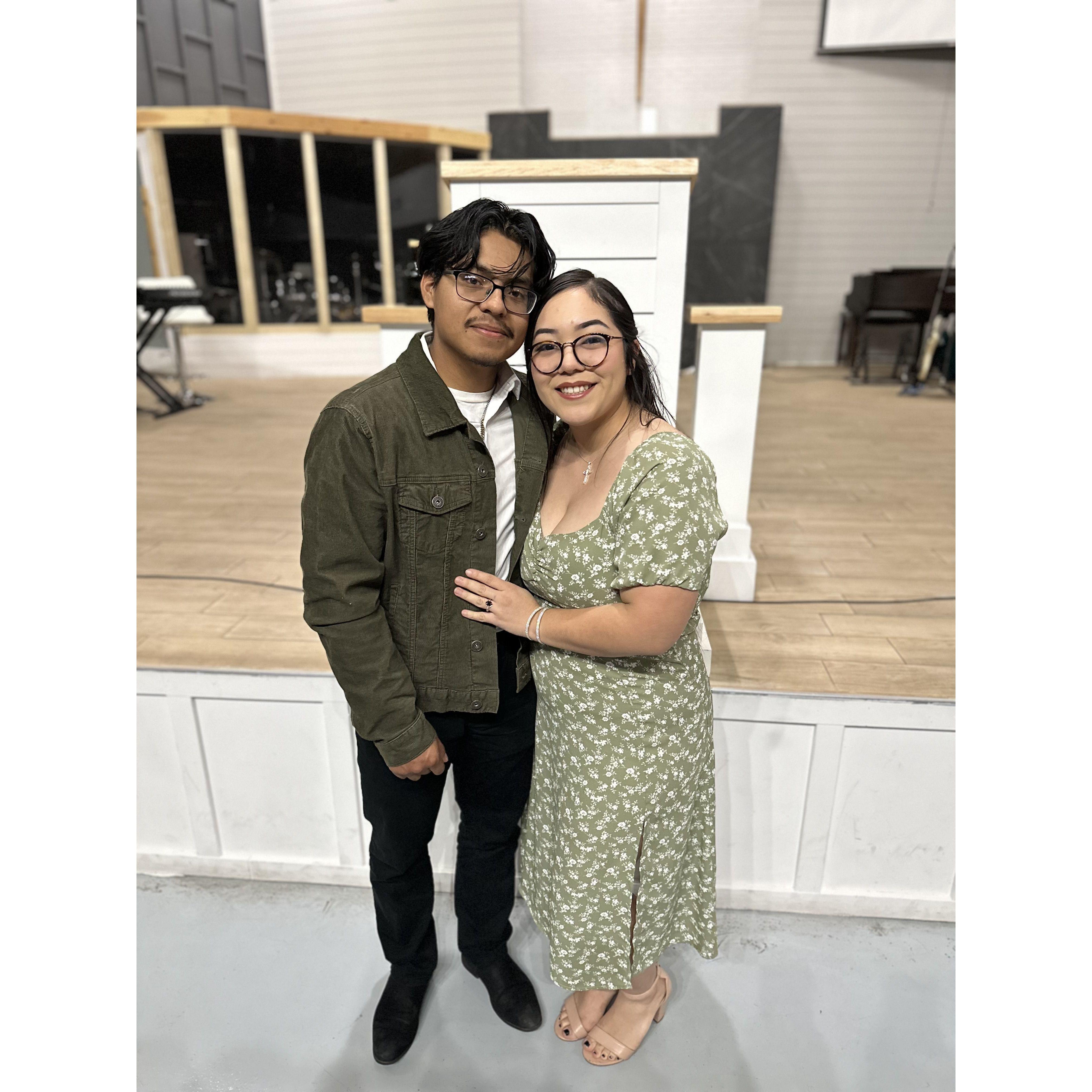 The day we got married