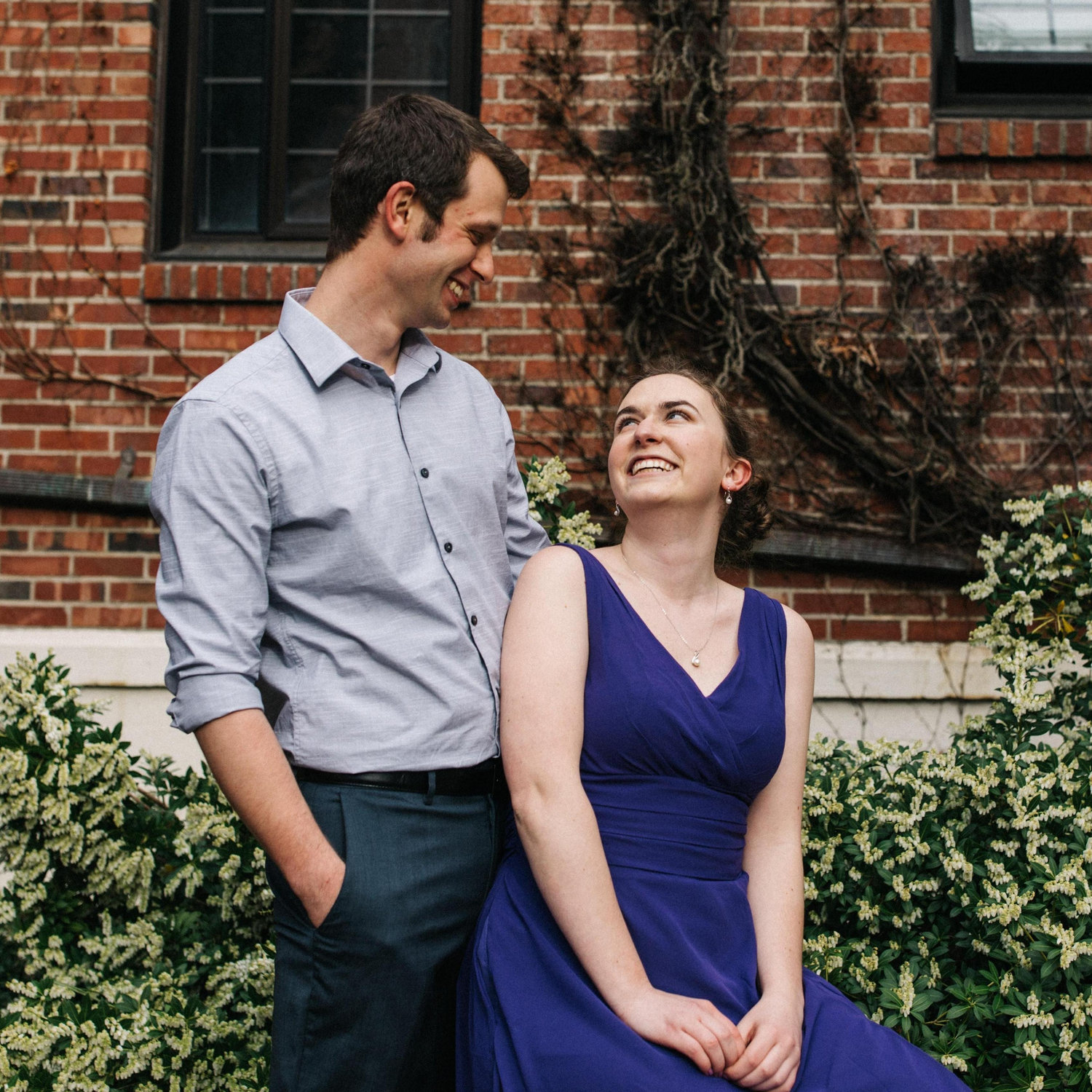 Spontaneous photo shoot with Zoe Burchard after Jessie's sister (Marissa's) wedding