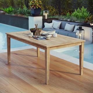 Large Marina Outdoor Teak Dining Table