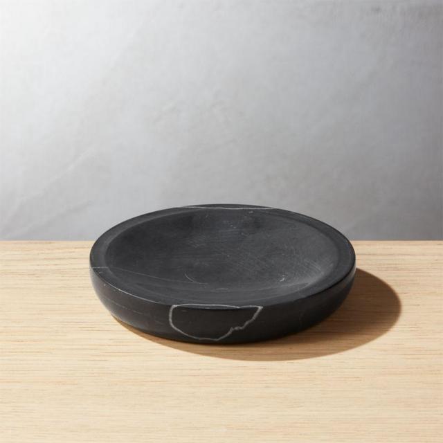 Nexus Black Marble Soap Dish