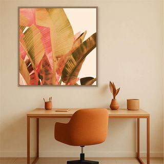 Summer Layers No. 1 Print Framed Canvas Wall Art
