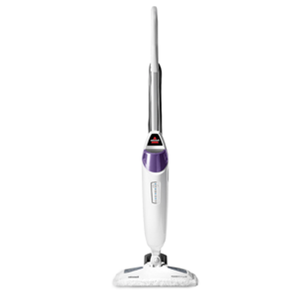 BISSELL PowerFresh Pet Steam Mop 19404 Hard Floor Steamer with Odor‑Eliminating Scent Discs, Easy Scrubber for Tough Messes, 2 Steam Levels, Sanitizes