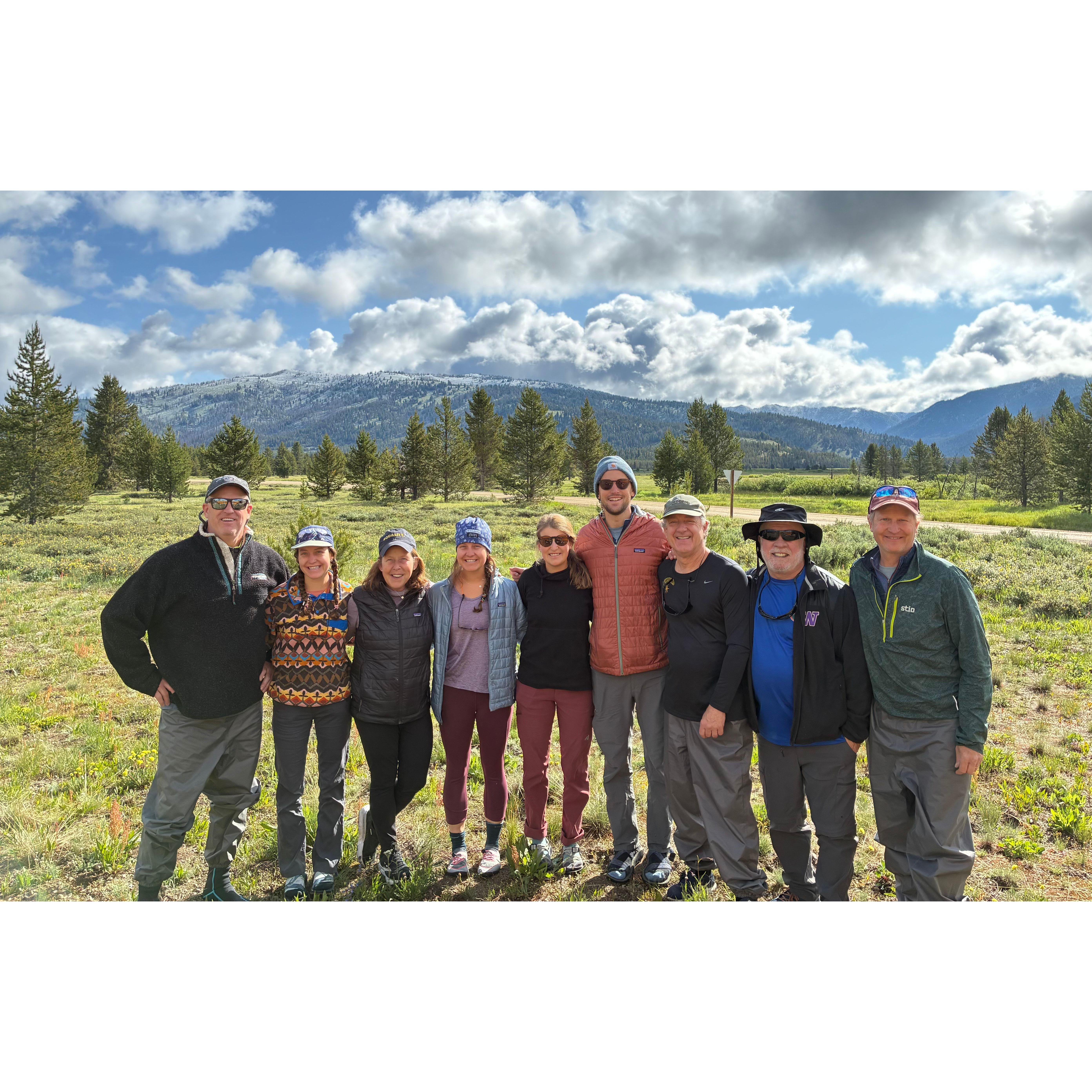 Middle Fork of the Salmon rafting trip with the Bensen family.