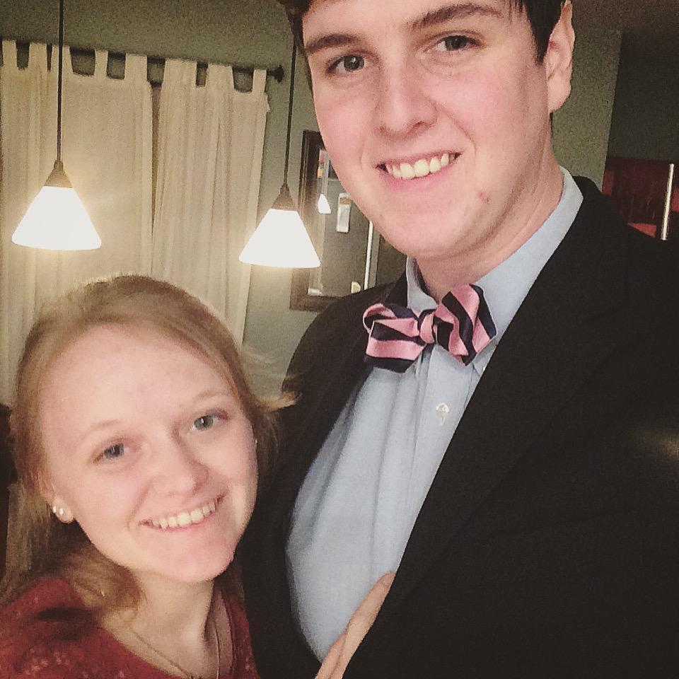 Our first Valentine's dinner