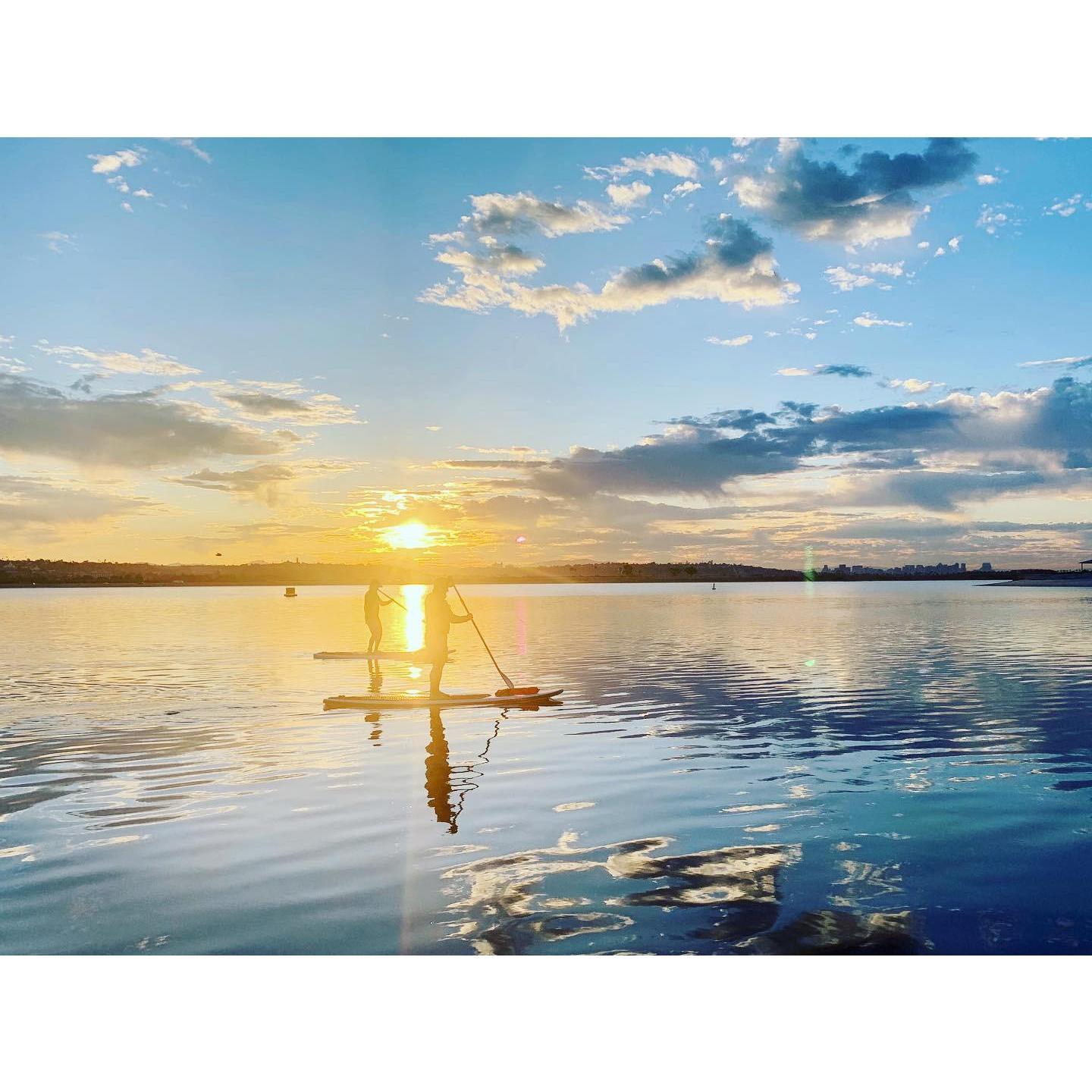Paddle-boarding in San Diego (2019)
