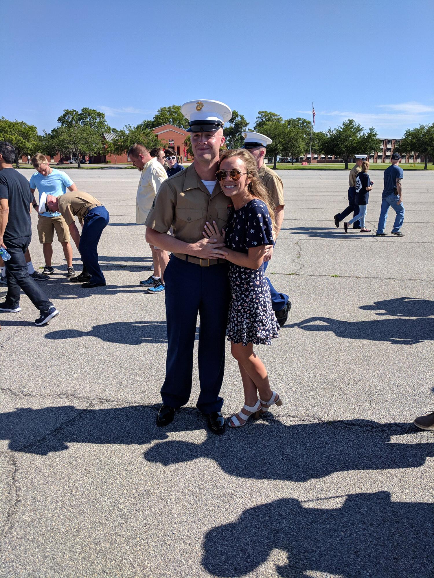 We were all so proud of our handsome Marine when he graduated!