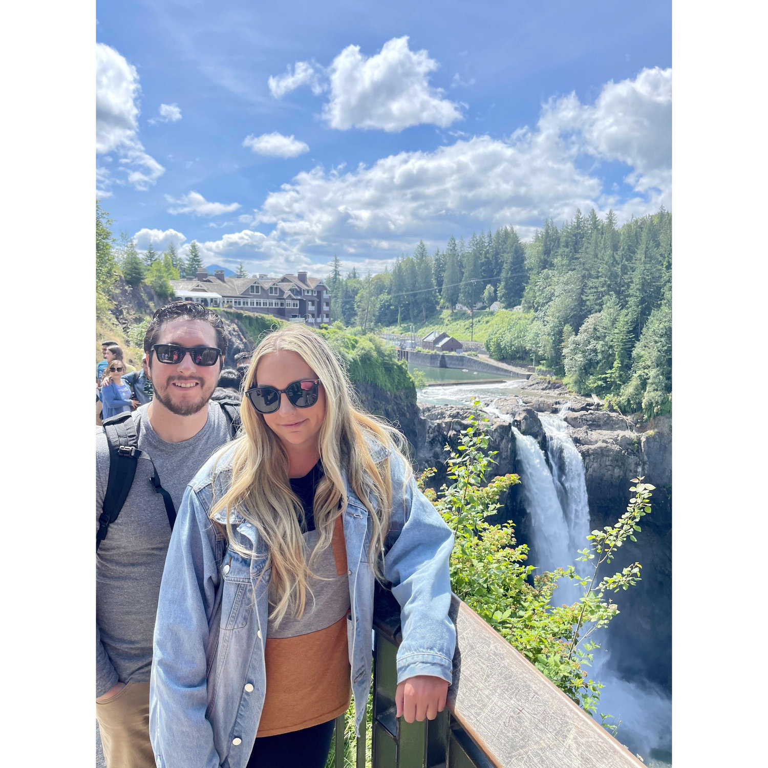 July 10, 2022 - At Snoqualmie Falls in WA