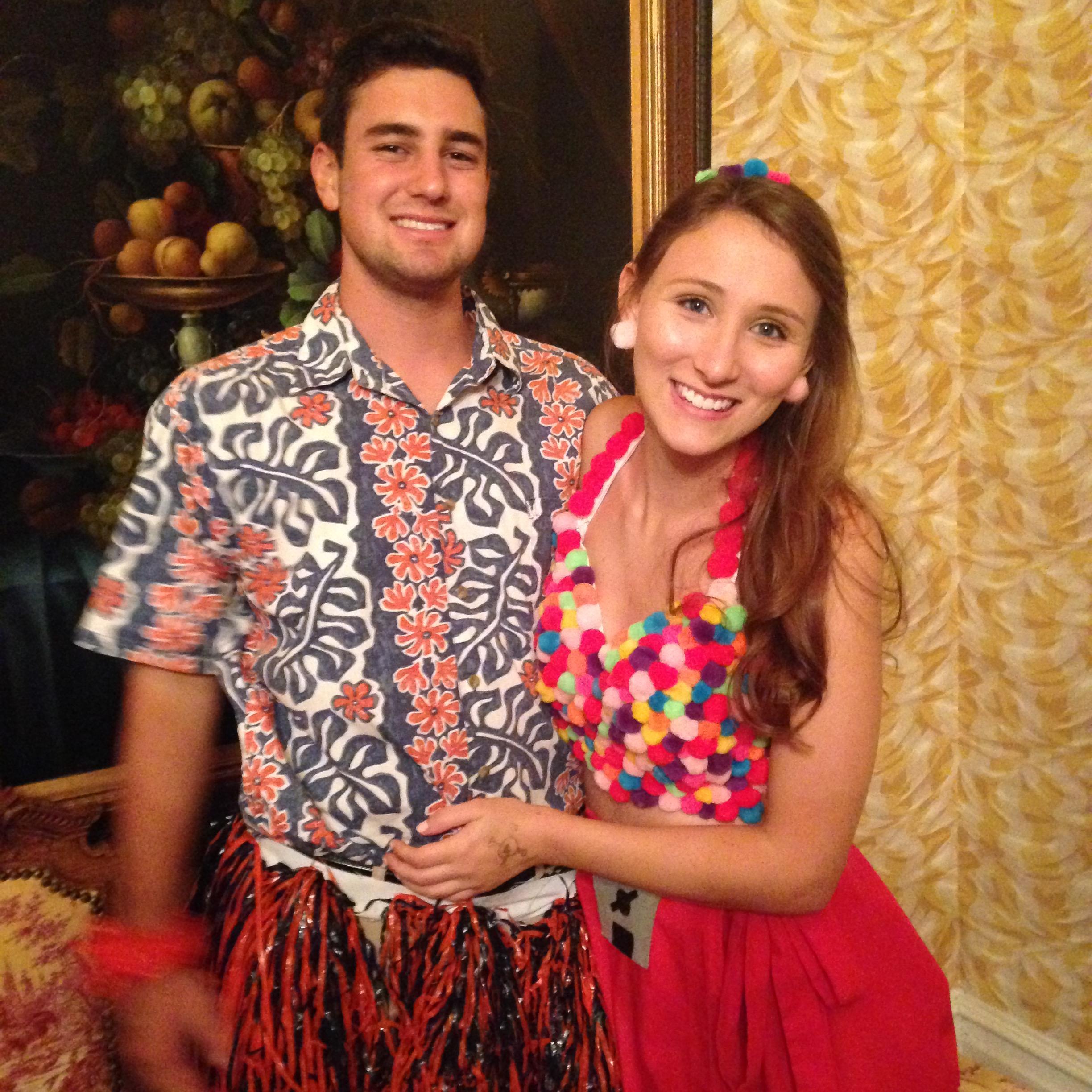 Our first Halloween and first picture together